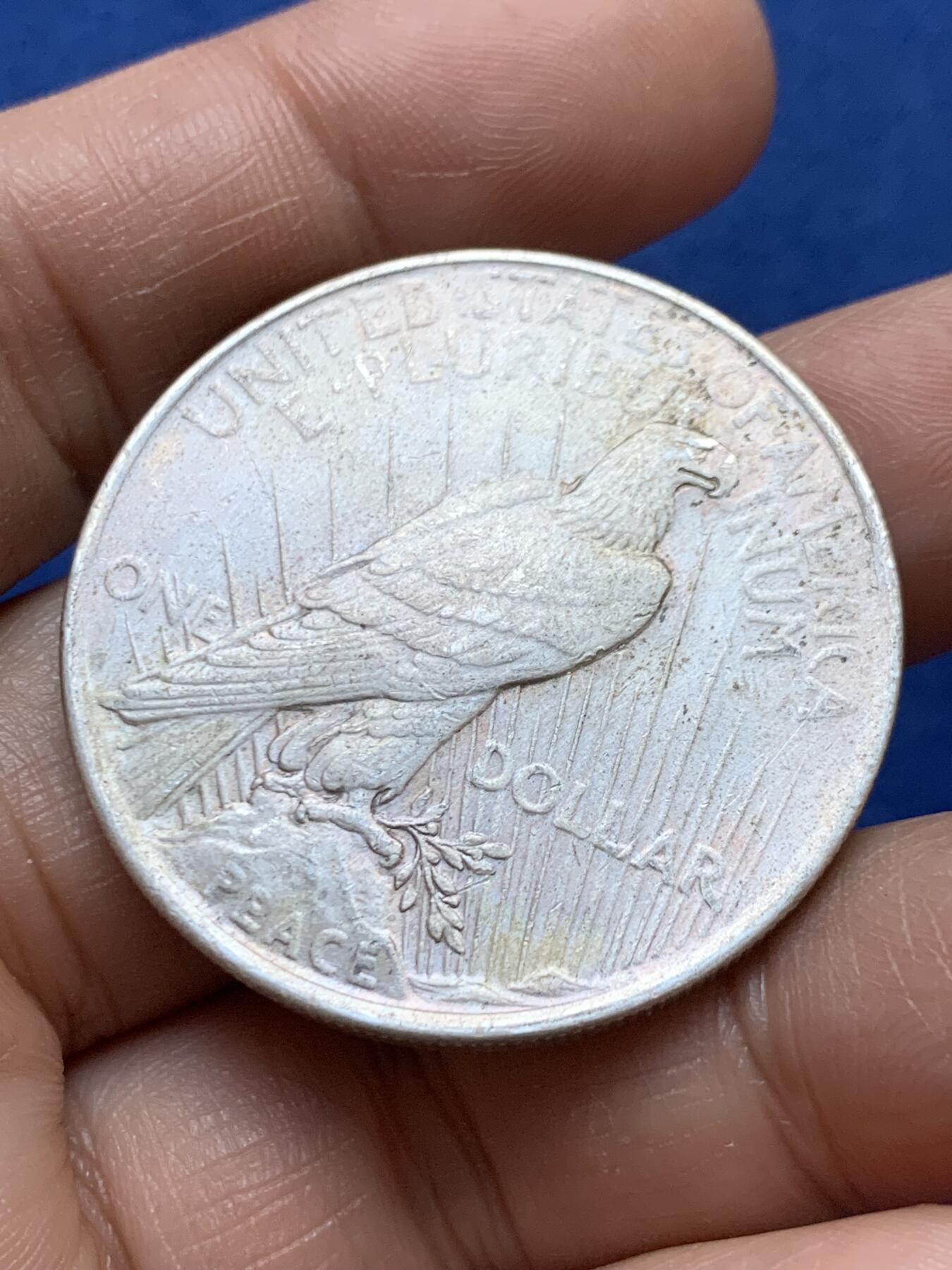 《竞宝斋》第470场 周日，周一，周二 3场连拍 （全场包邮）欢迎送拍 美国1922年和平1美元银币