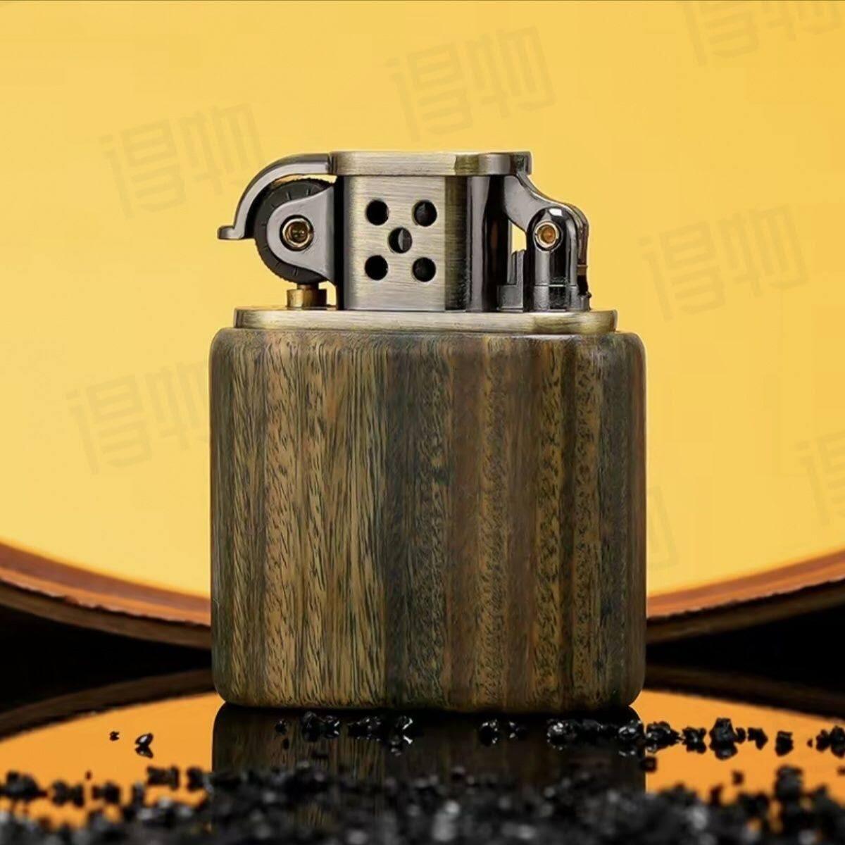 老九门款阿根廷绿檀煤油打火机