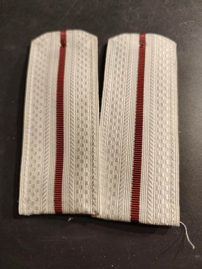 老王徽章第187期 - 苏联陆军尉官礼服肩章一副