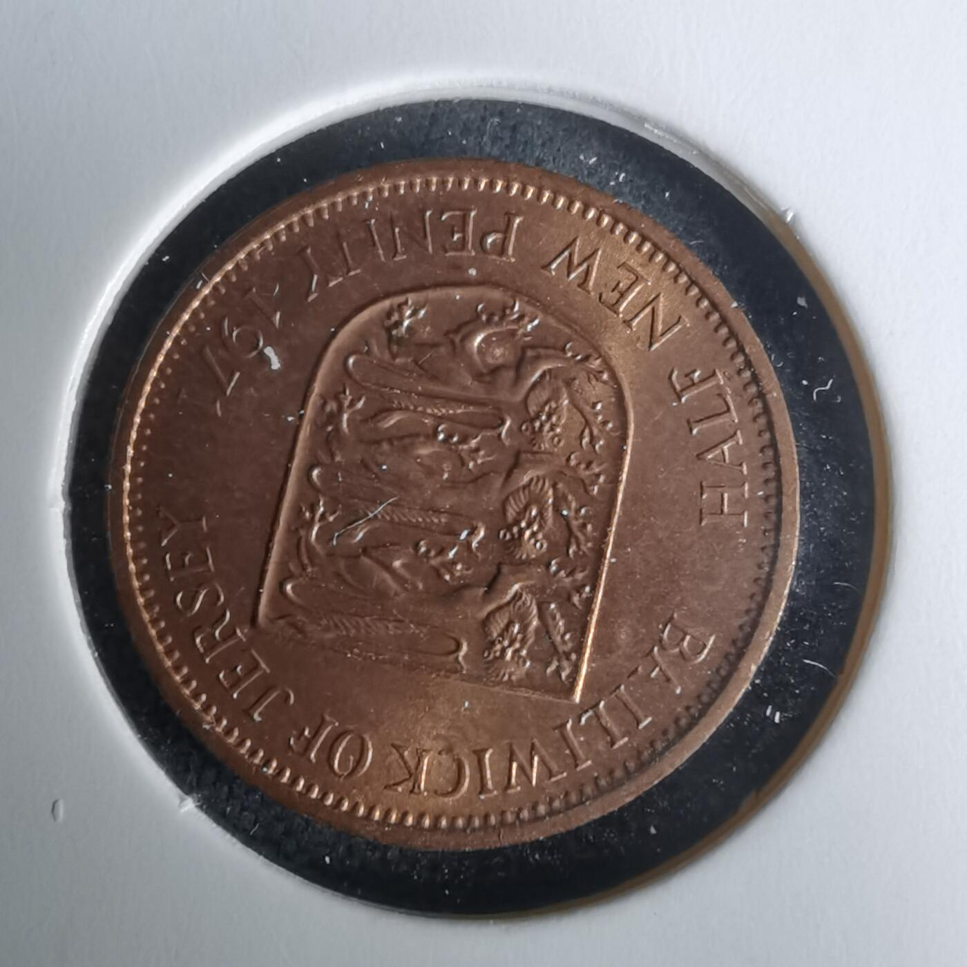 沼泽如烟--第1025场 泽西1971年半便士