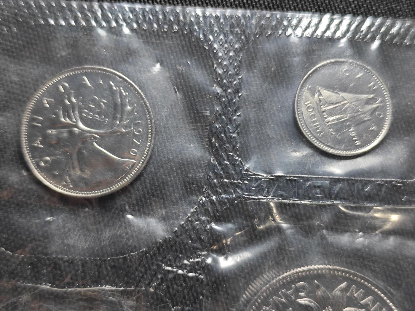 KK钱币收藏小铺   套币专场 2月预留时间 周末发货  1970加拿大大小面值清年一套