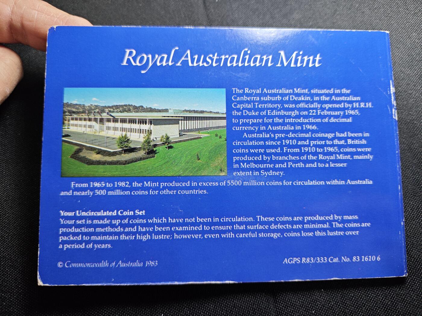 KK钱币收藏小铺   套币专场 2月预留时间 周末发货  1984澳大利亚清年套币