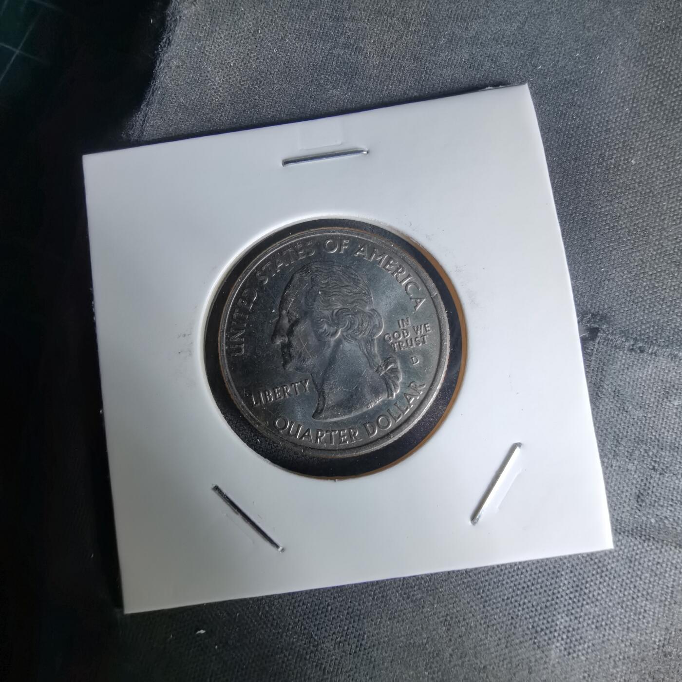 沼泽如烟--第1023场 美国2007年25分纪念币