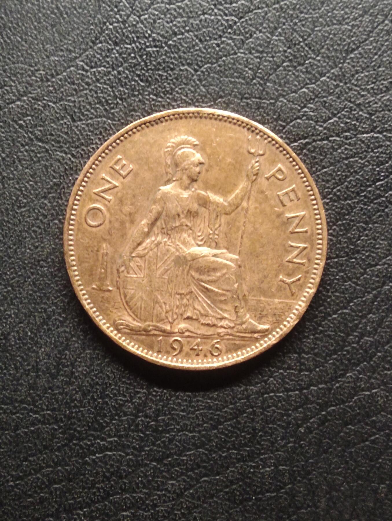 荟藏特别场次第八期——“社长的硬币堆” 英国1946年1便士 乔治六世