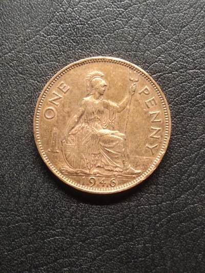 荟藏特别场次第八期——“社长的硬币堆” - 英国1946年1便士 乔治六世