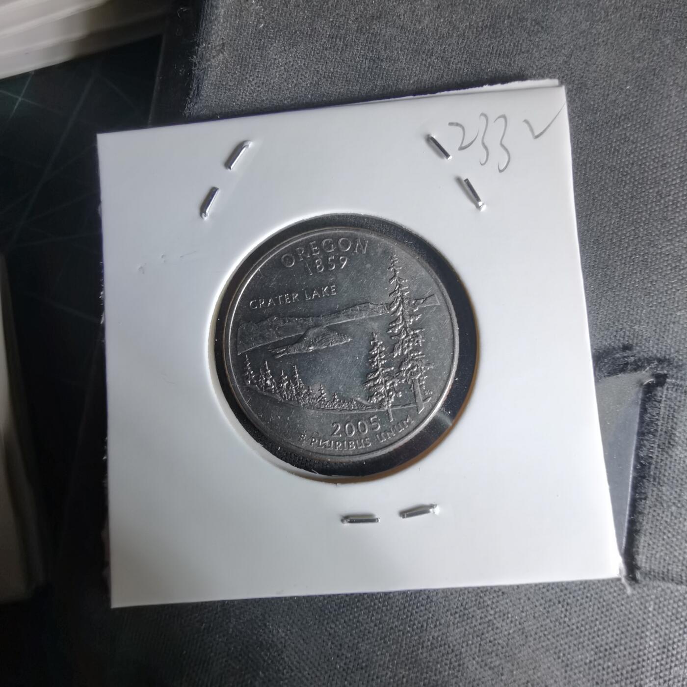 沼泽如烟--第1023场 美国2005年25分纪念币