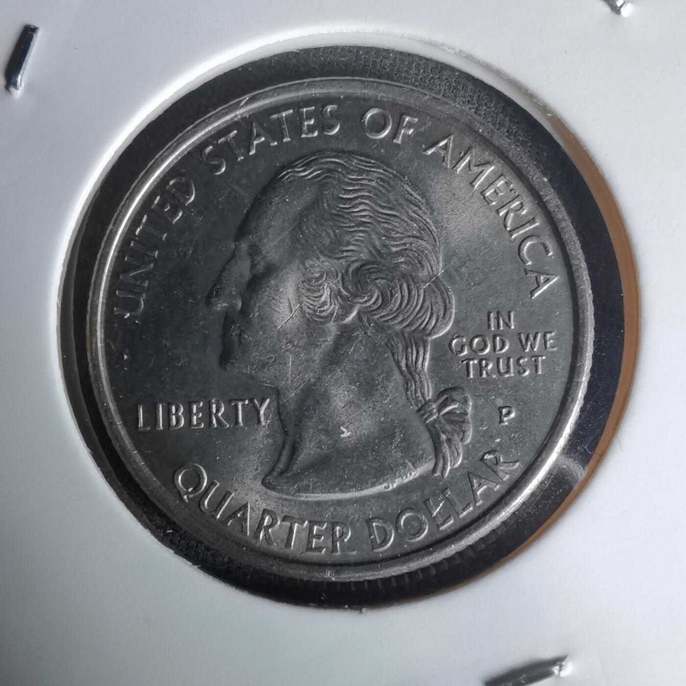 沼泽如烟--第1023场 美国1999年25分纪念币