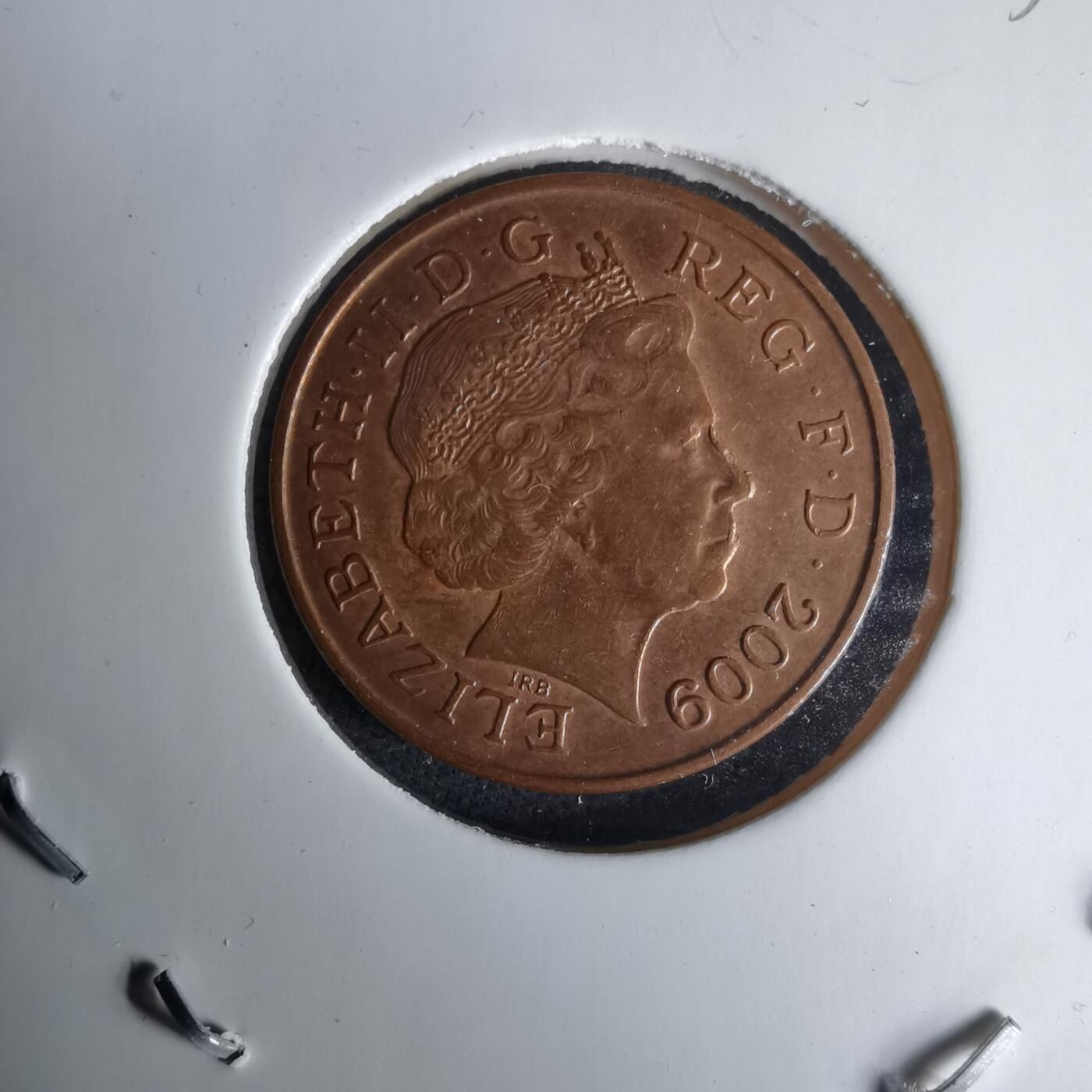 沼泽如烟--第1025场 英国2009年1便士