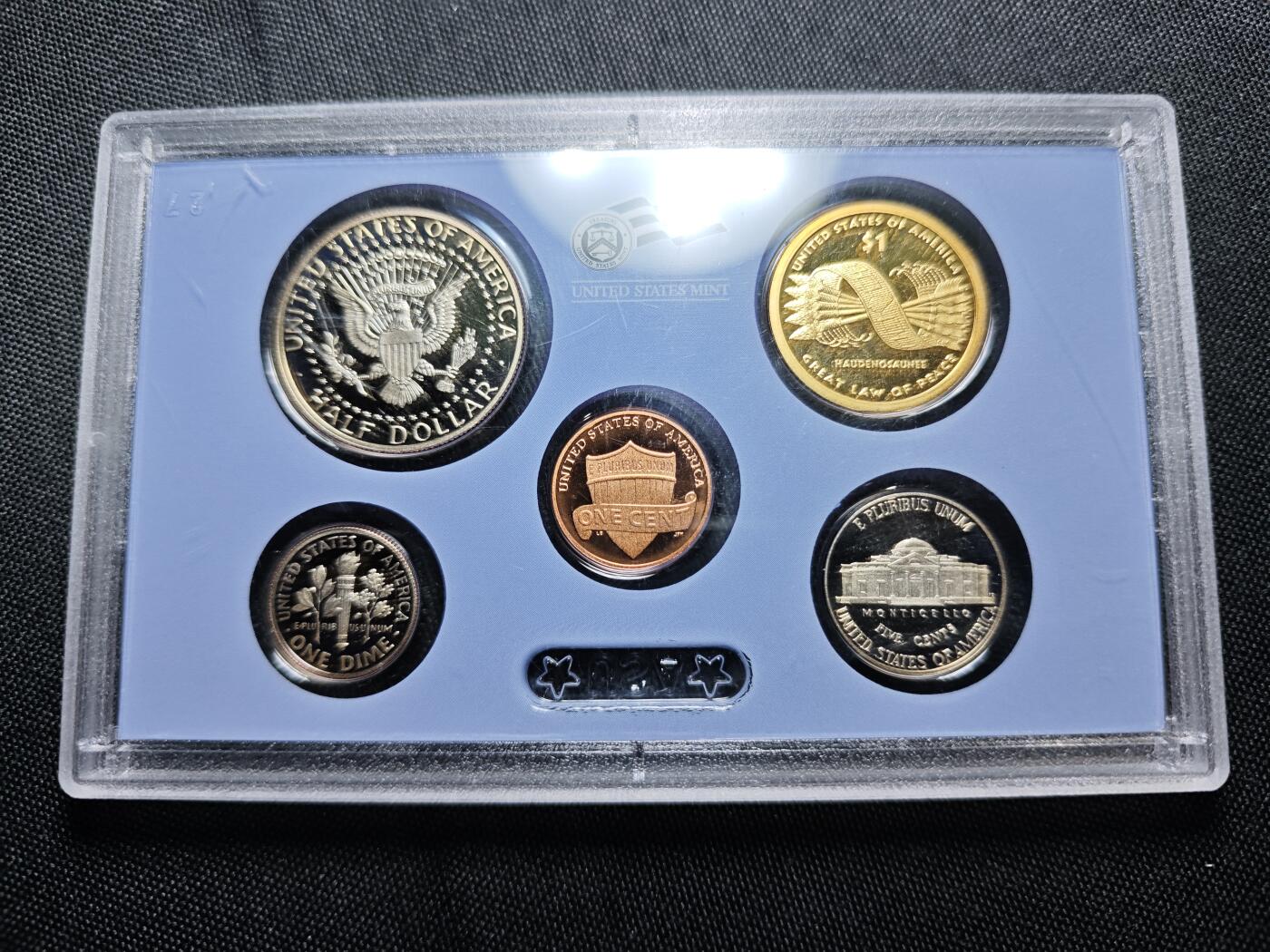 KK钱币收藏小铺   套币专场 2月预留时间 周末发货  2010美国大小面值清年精制套币