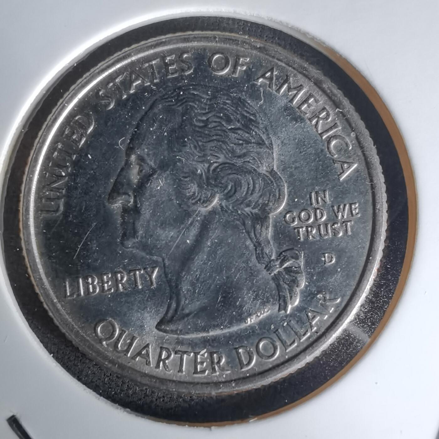 沼泽如烟--第1023场 美国2007年25分纪念币