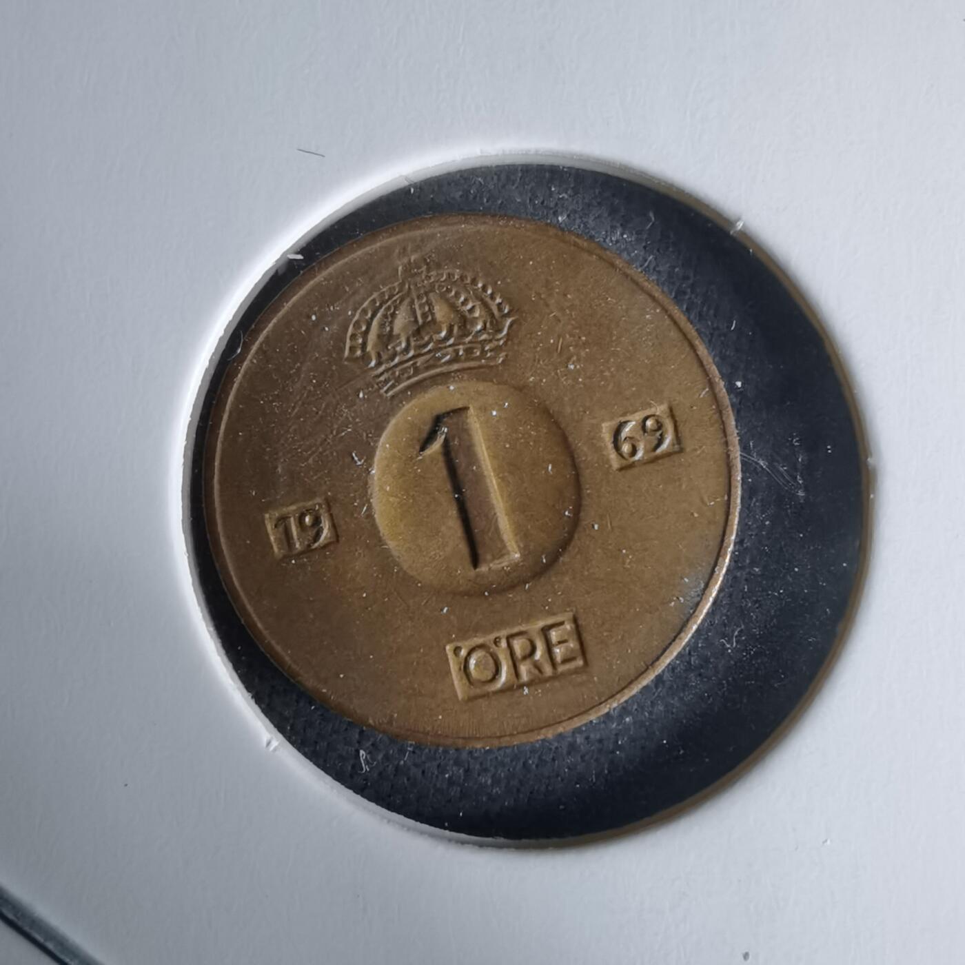 沼泽如烟--第1025场 瑞典1969年1欧尔