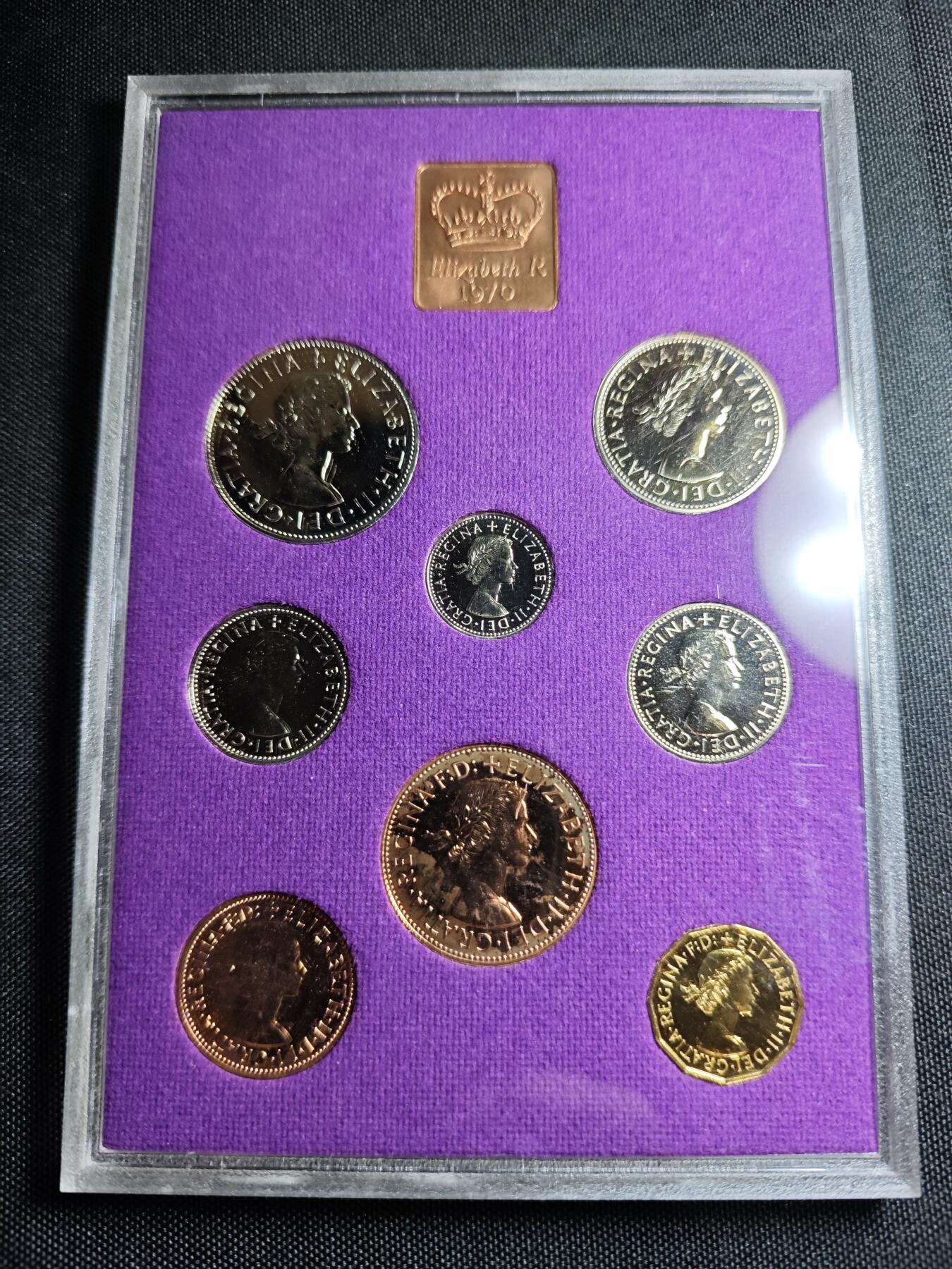 KK钱币收藏小铺   套币专场 2月预留时间 周末发货  1970英国大小面值清年一套 精制套币