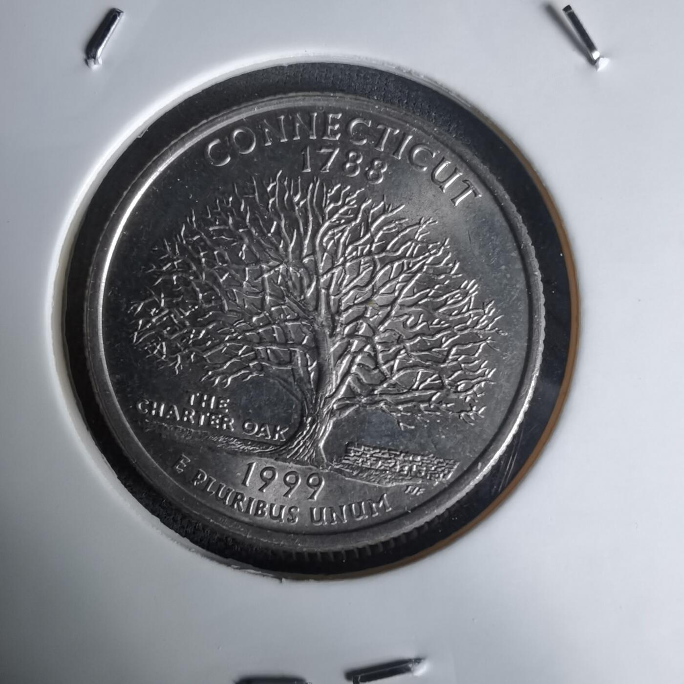 沼泽如烟--第1023场 美国1999年25分纪念币