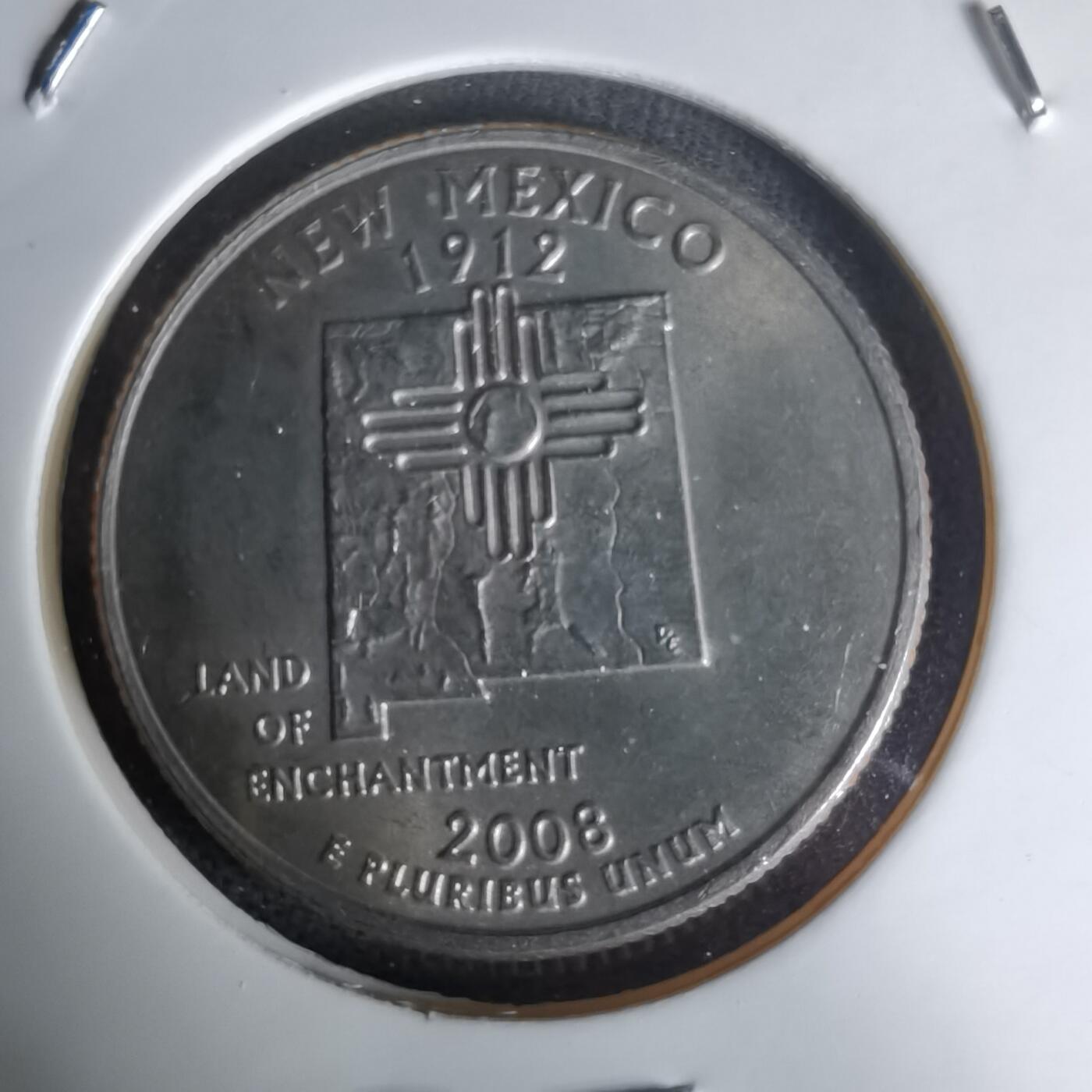 沼泽如烟--第1023场 美国2008年25分纪念币