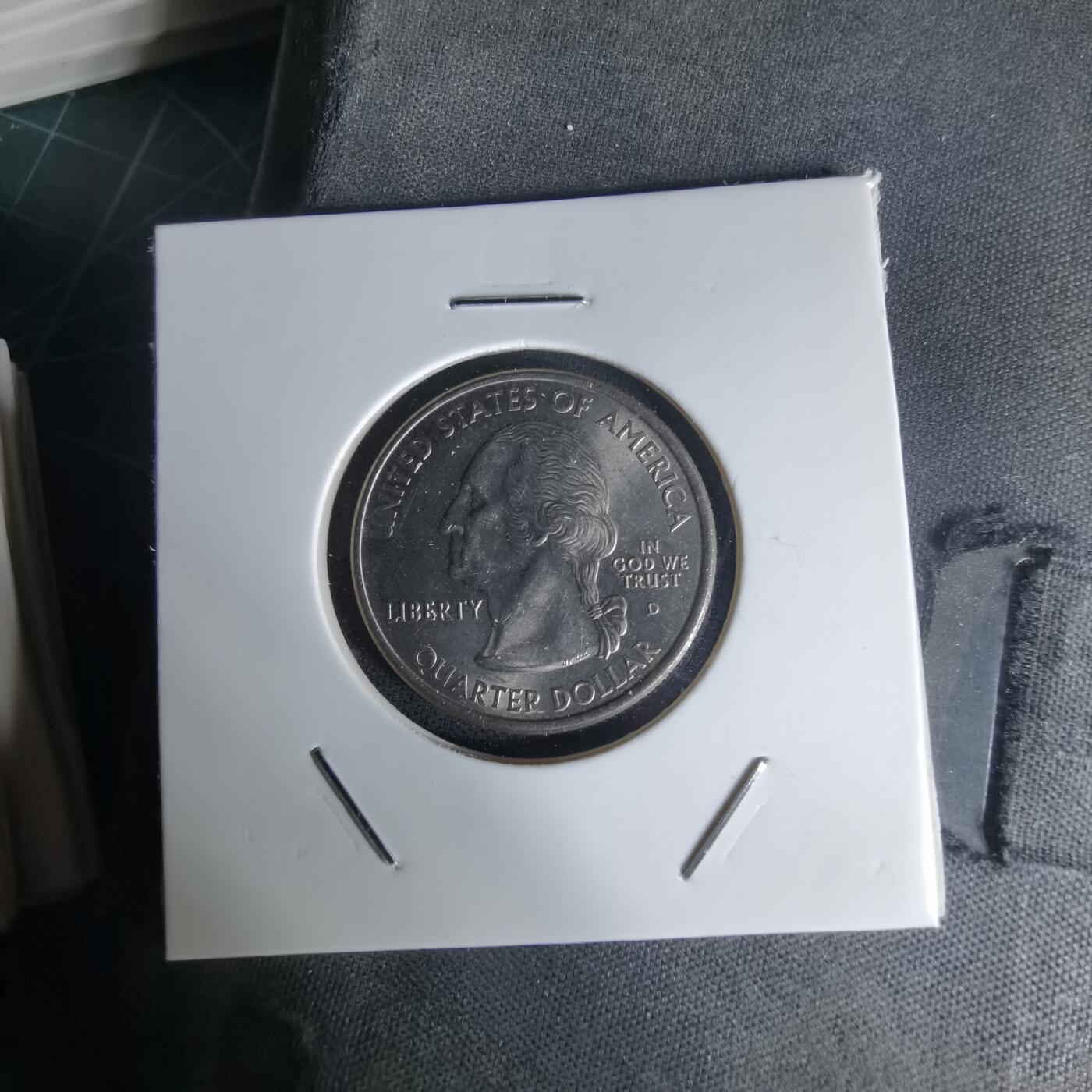 沼泽如烟--第1023场 美国2000年25分纪念币