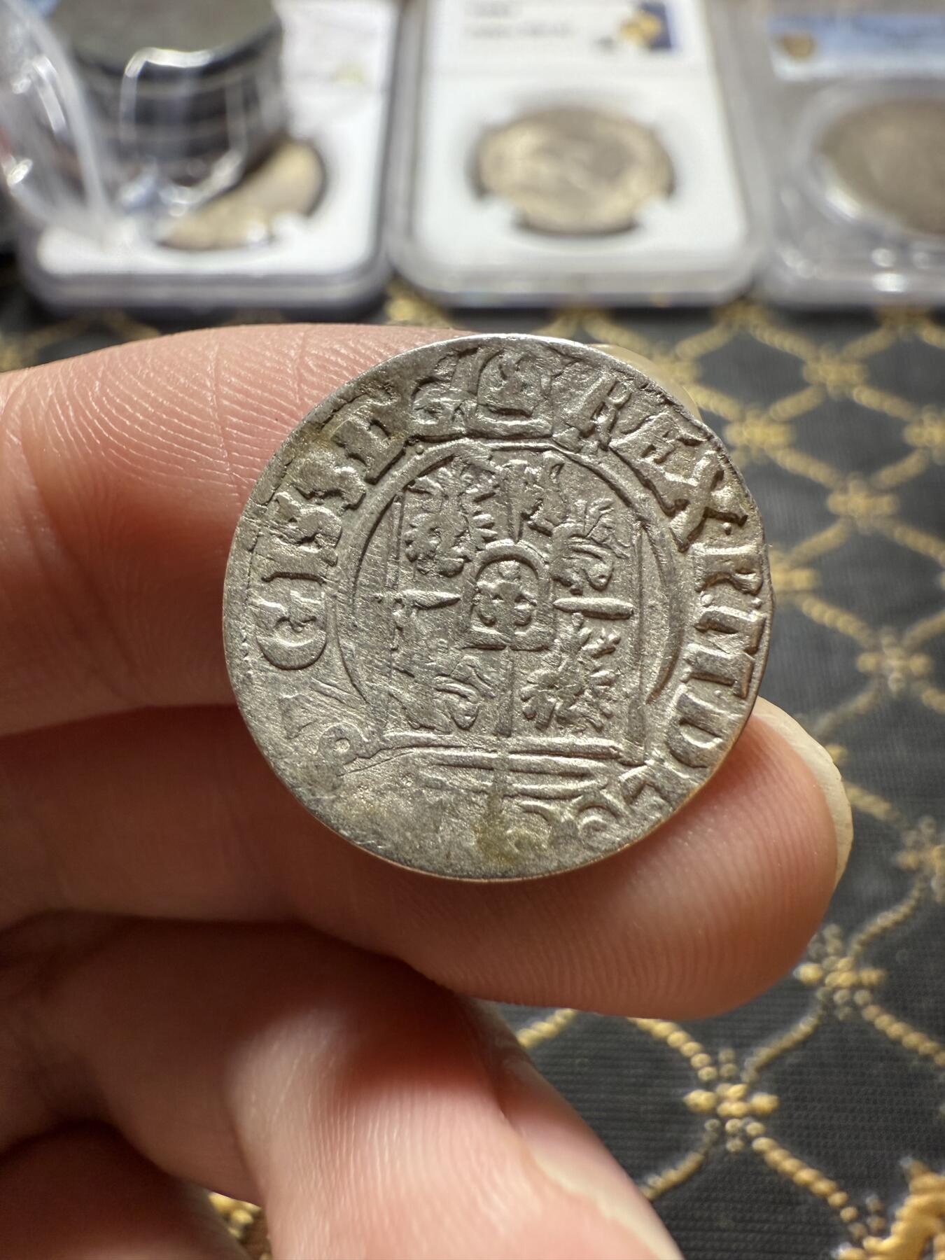 南宋泉阁俄币 外币 国币 专场第二十二期 【送拍无额外佣金】 波兰立陶宛联邦 西格斯蒙三世 1/24泰勒小银币 原味老包浆 好品