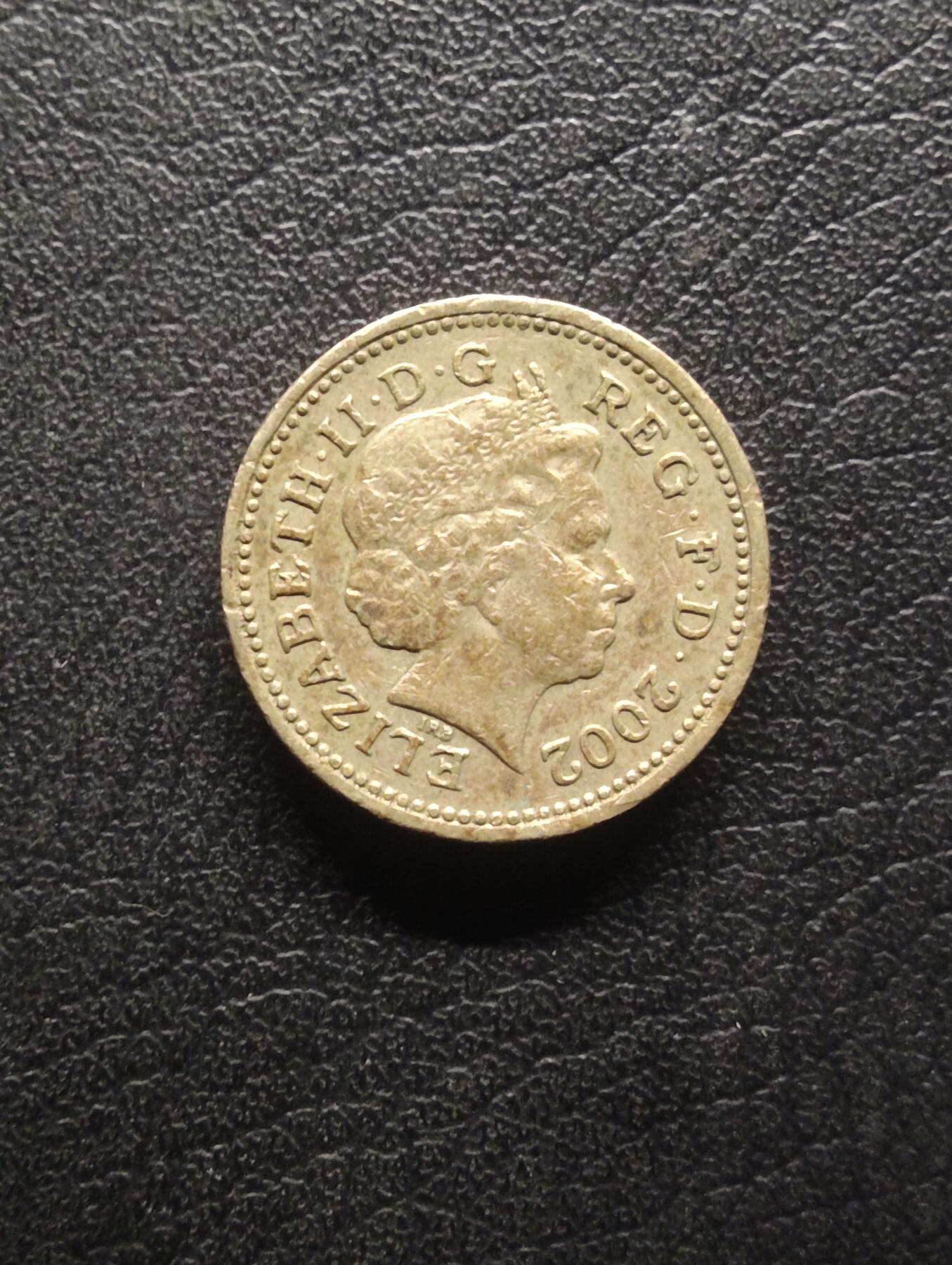 荟藏特别场次第八期——“社长的硬币堆” 英国2002年1镑 苏格兰版本