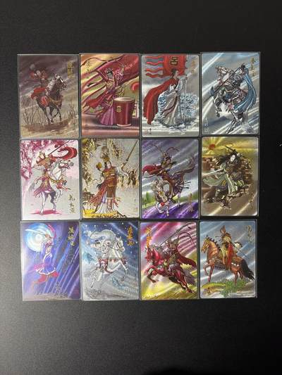 NO.27 好又多金牌大场，每周一站式配齐，方便凑单！（周6晚9点截拍，卖家送拍0抽成！） - 【套卡】鼎好卡牌 龙耀水浒特卡 巾帼女杰 12张粗闪一套