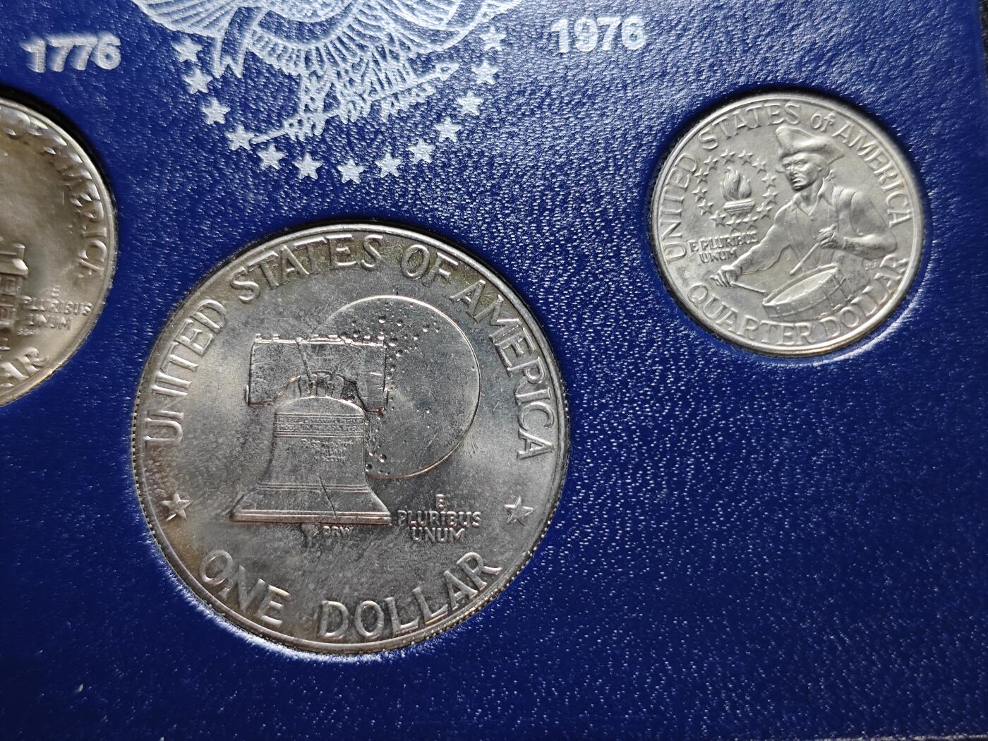 KK钱币收藏小铺   套币专场 2月预留时间 周末发货  美国建国200周年纪念套币