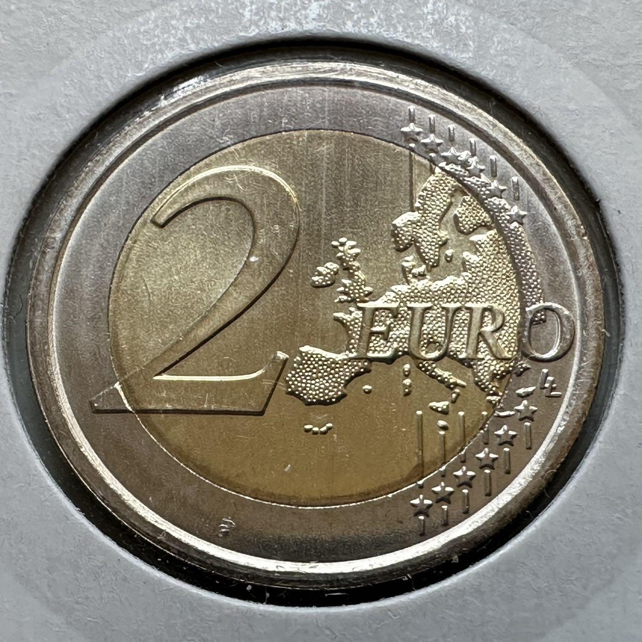 🌹外币初藏🌹🐯2026年第29场   欧元纪念币 接代拍 意大利 2017年 威尼斯圣马可大教堂400周年 2欧元双色纪念币