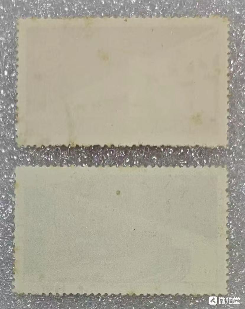 1957年“武汉长江大桥”盖销邮票1套2枚。