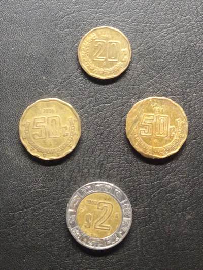 荟藏特别场次第八期——“社长的硬币堆” - 墨西哥硬币批量四个