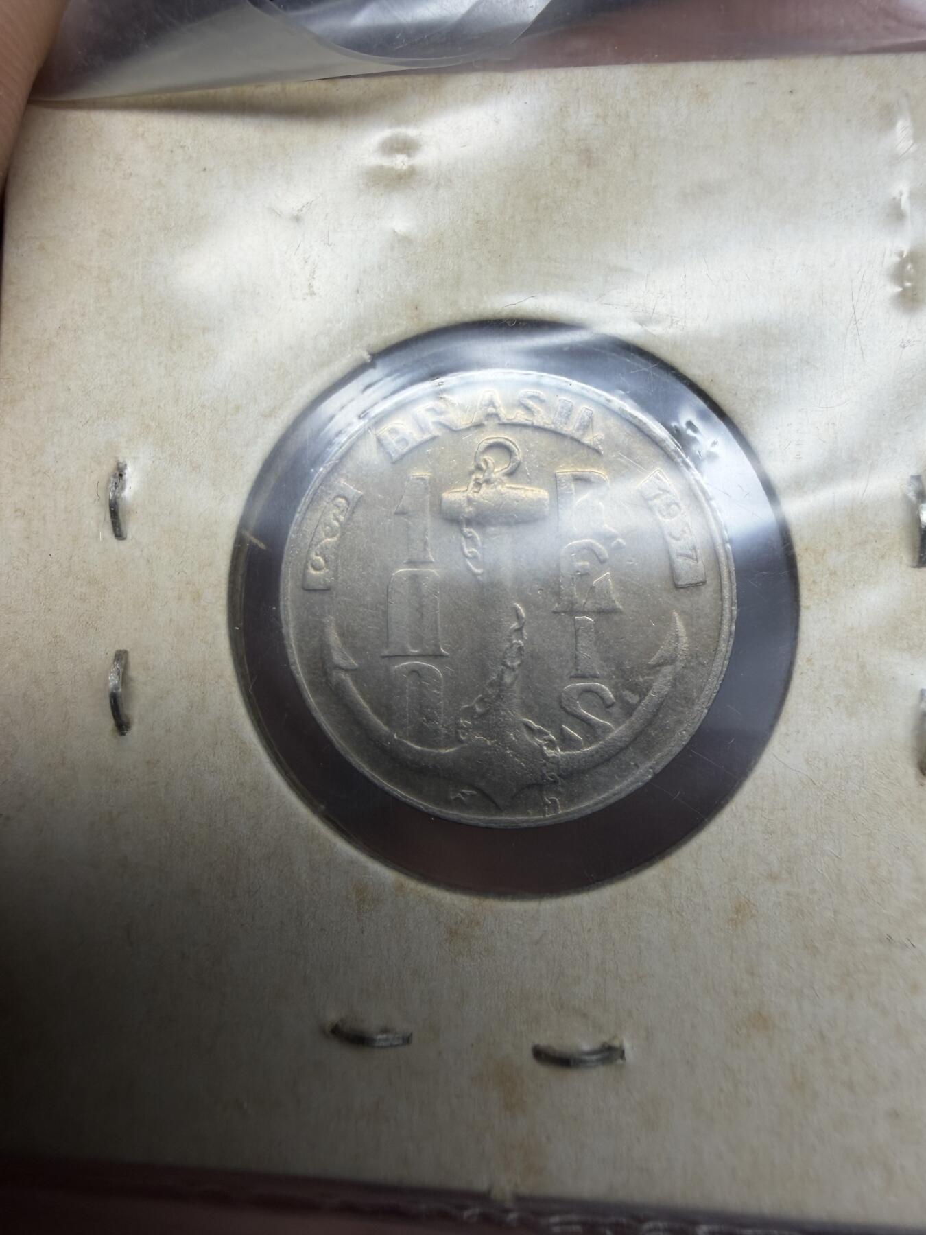 2026年集古藏今外币拍卖第三期-第4场—（总第314拍），可以寄存60天，满160元包邮。 1937年巴西100瑞斯