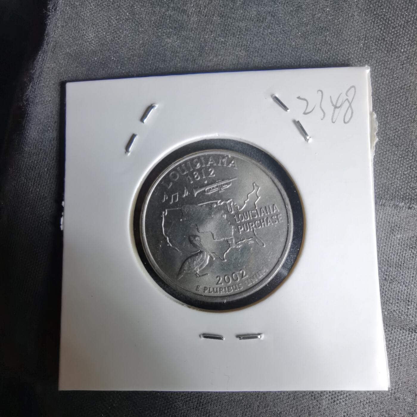 沼泽如烟--第1023场 美国2002年25分纪念币