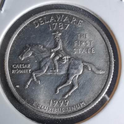 沼泽如烟--第1023场 - 美国1999年25分纪念币