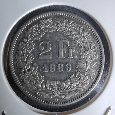 沼泽如烟--第1023场 - 瑞士1989年2法郎