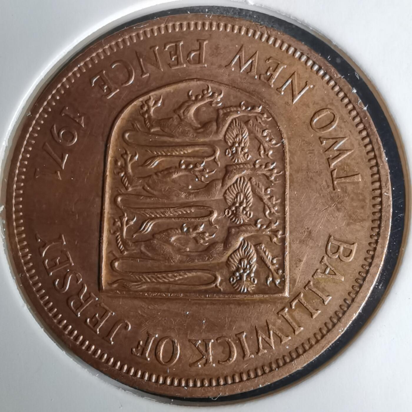 沼泽如烟--第1025场 泽西1971年2便士