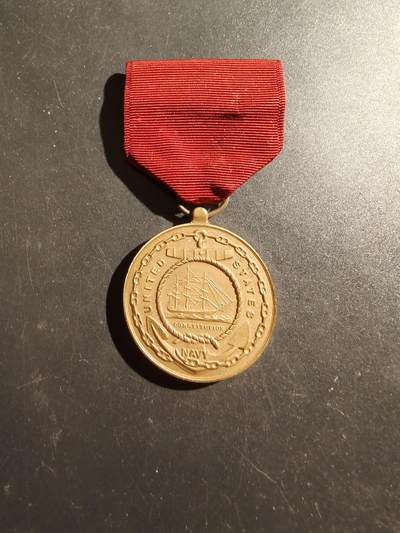 老王徽章第187期 - 美国海军品德优良奖章