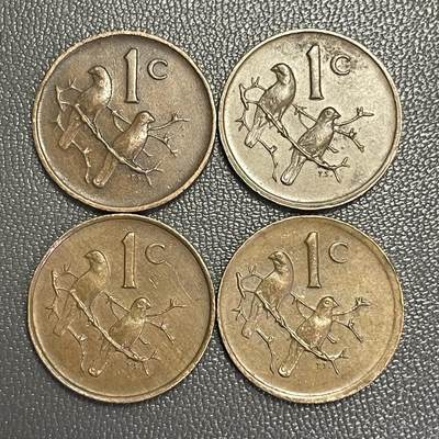 回流0315 - 南非1966、1978、1981、1982不同版本一分 织布鸟