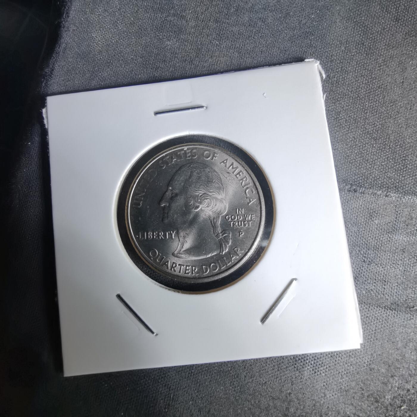 沼泽如烟--第1023场 美国2001年25分纪念币