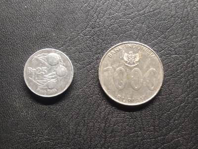 荟藏特别场次第八期——“社长的硬币堆” - 印度尼西亚硬币批量两个