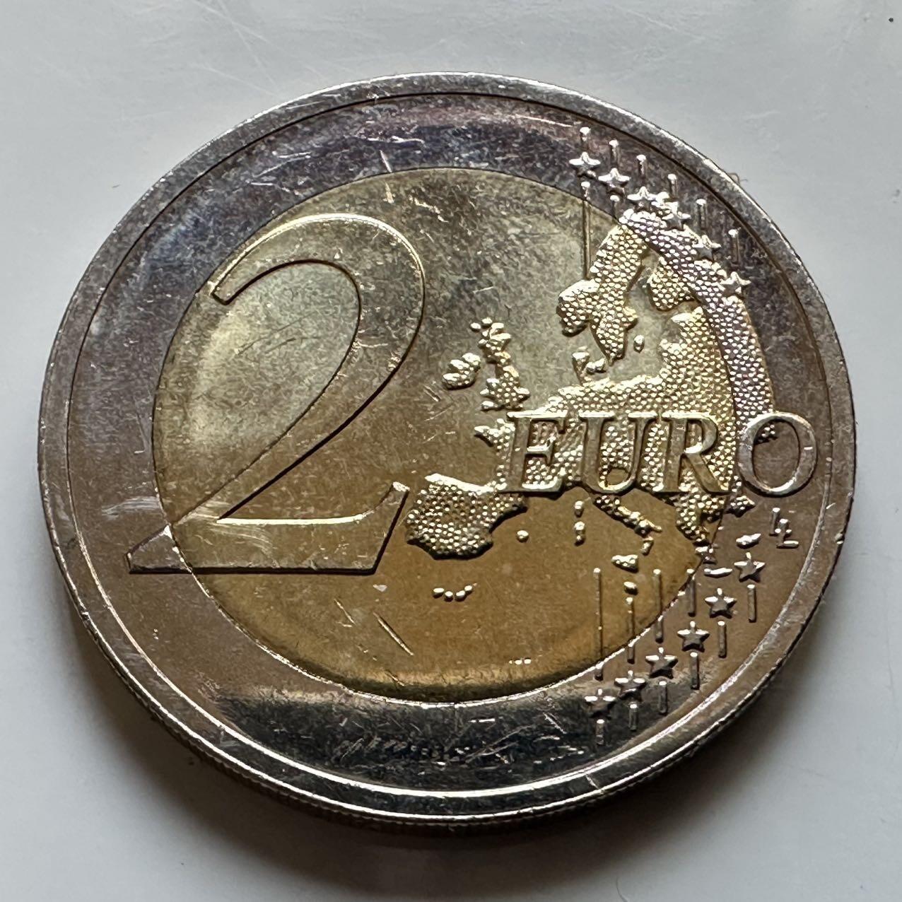 🌹外币初藏🌹🐯2026年第29场   欧元纪念币 接代拍 爱沙尼亚 2017年 土地改革百年 2欧元双色纪念币