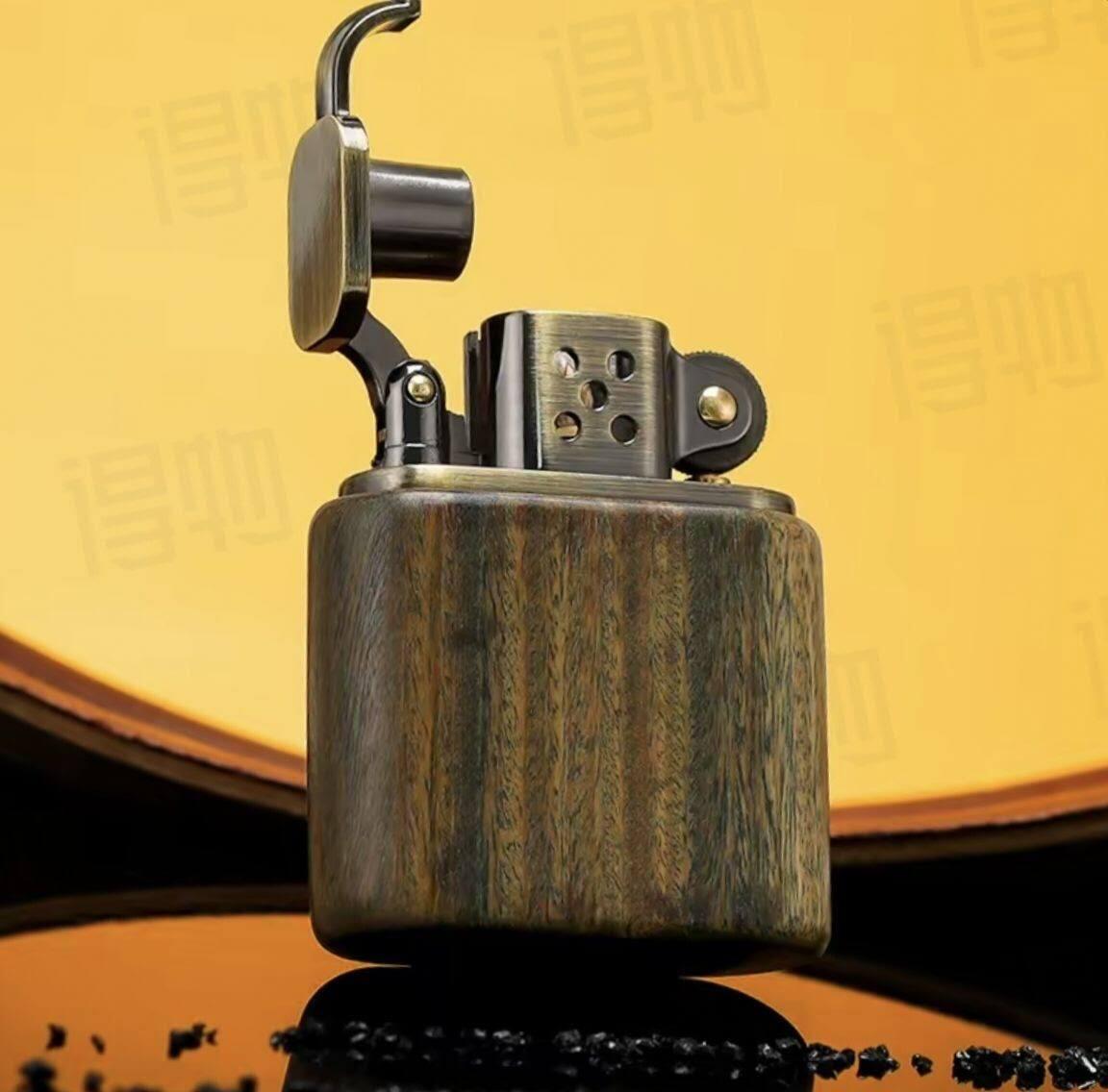 老九门款阿根廷绿檀煤油打火机