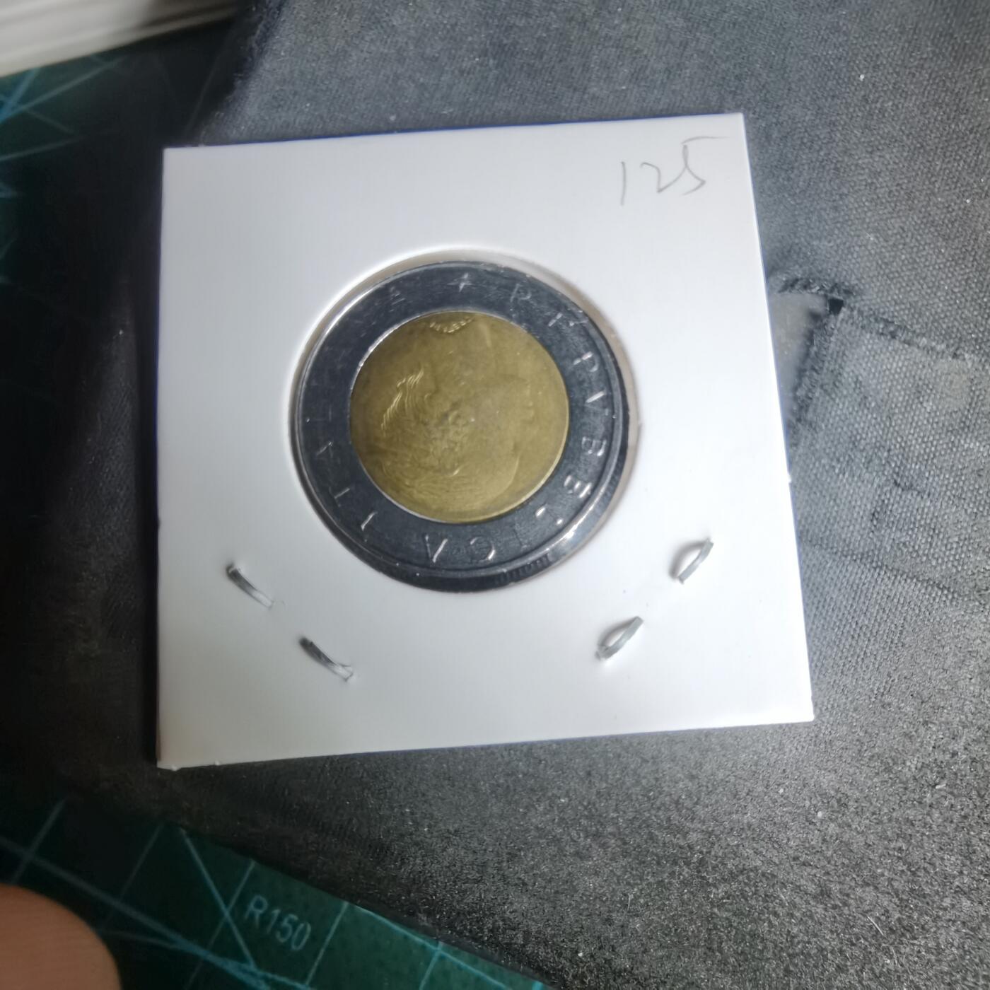 沼泽如烟--第1024场 意大利1996年500里拉纪念币