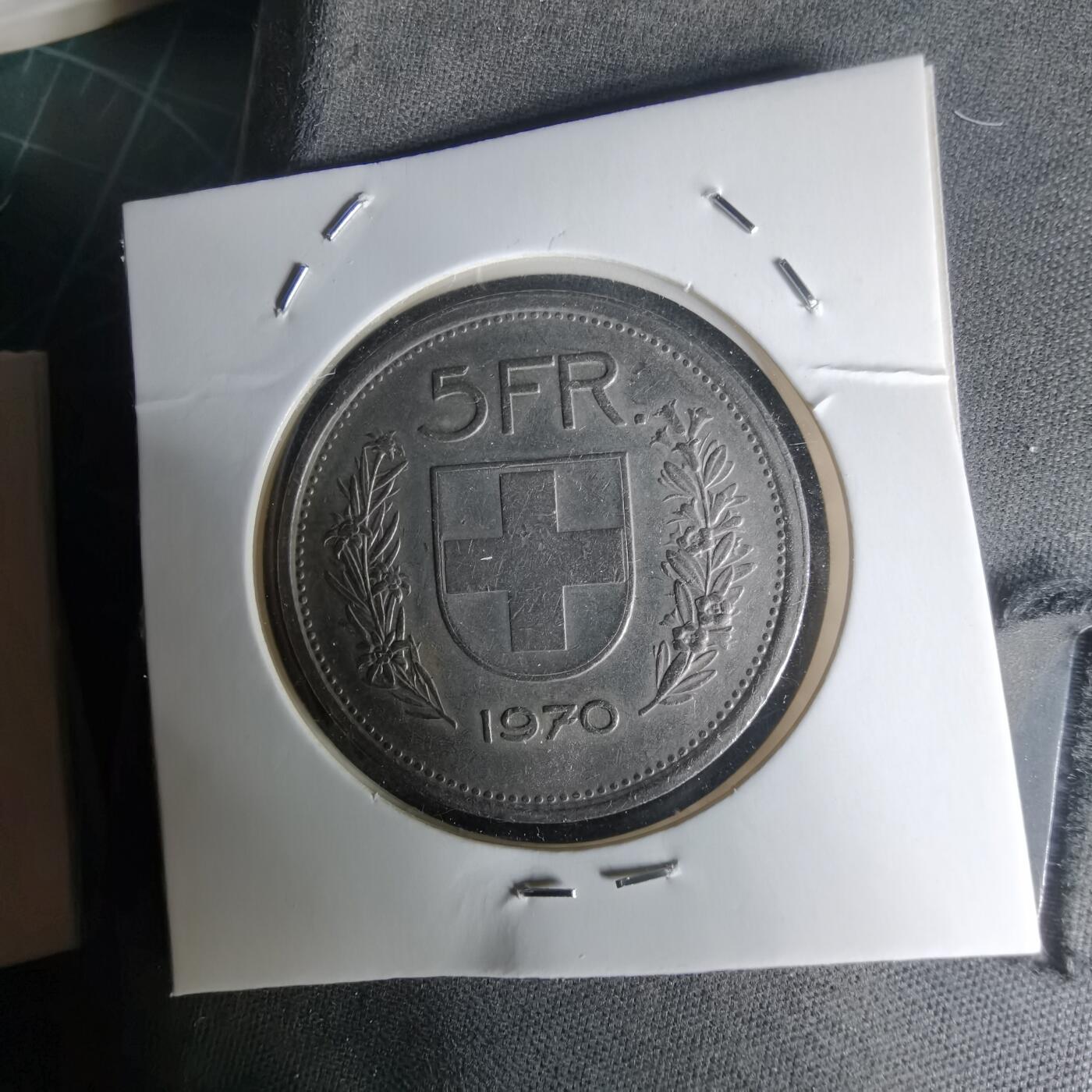 沼泽如烟--第1023场 瑞士1970年5法郎