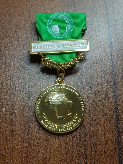 蜀地medal徽章收藏 春季精品拍场 - 非洲联盟荣誉章 精品勋章 做工不错 少见