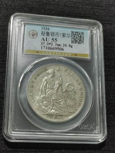 天下钱庄专场欢迎参拍 - 秘鲁1索尔银币