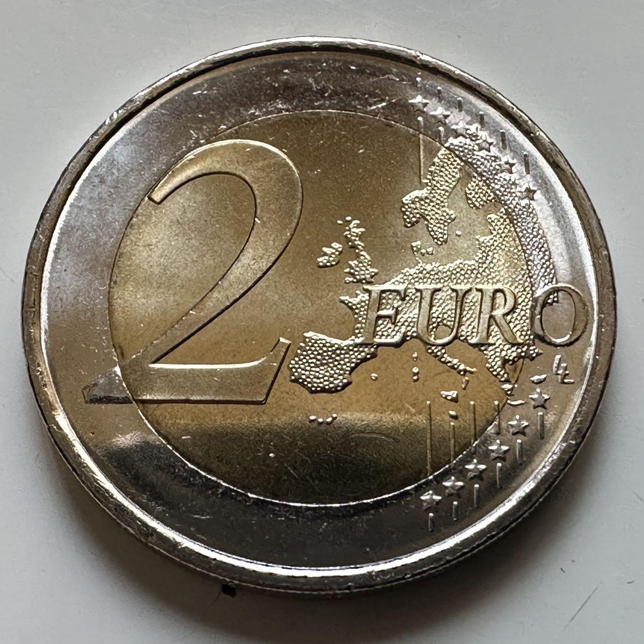 🌹外币初藏🌹🐯2026年第29场   欧元纪念币 接代拍 西班牙 2021年 托莱多古城 2欧元双色纪念币