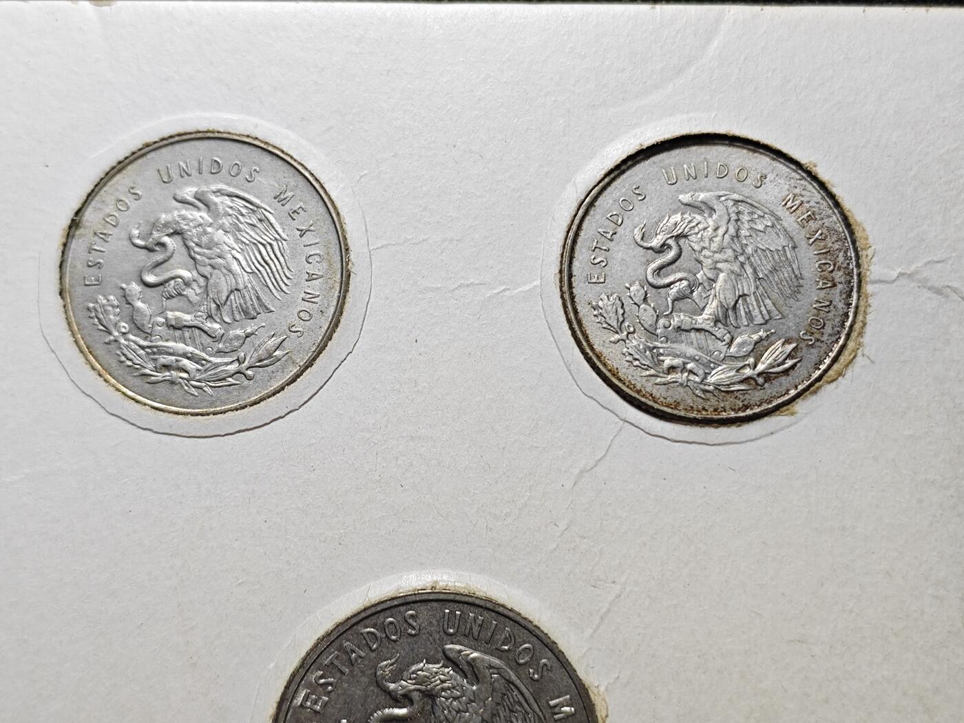 KK钱币收藏小铺   套币专场 2月预留时间 周末发货  墨西哥套币 含4枚25分银币