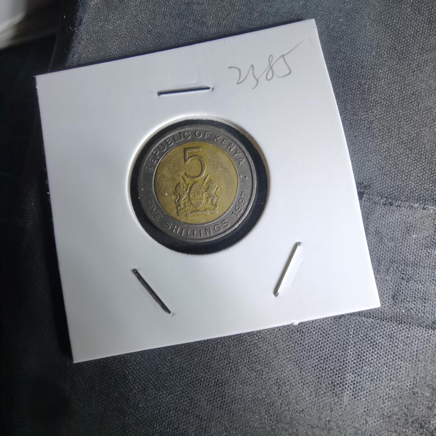 沼泽如烟--第1023场 肯尼亚1997年5先令