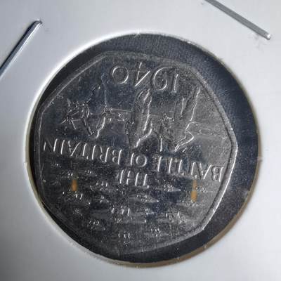 沼泽如烟--第1025场 - 英国2015年50便士纪念币