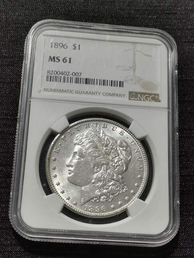天下钱庄专场欢迎参拍 - NGC MS61 1896美国摩根一美元银币