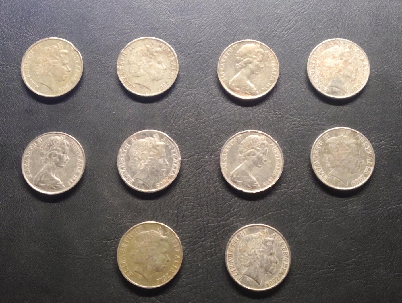 荟藏特别场次第八期——“社长的硬币堆” 澳大利亚20分批量十个