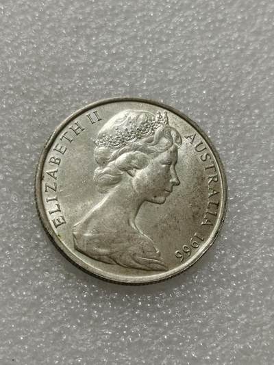 天下钱庄专场欢迎参拍 - 澳大利亚伊丽莎白半圆银币
