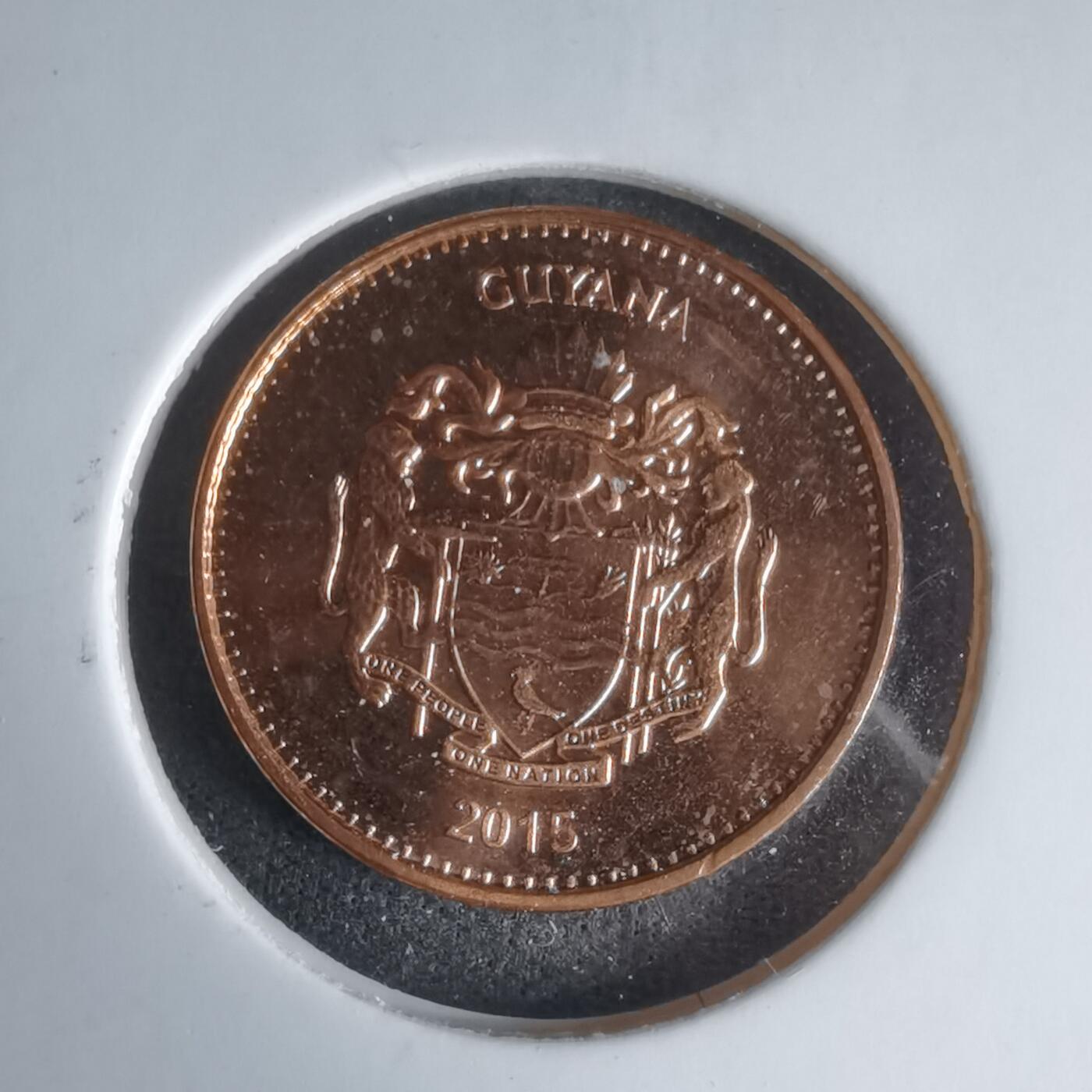 沼泽如烟--第1024场 圭亚那2015年一元