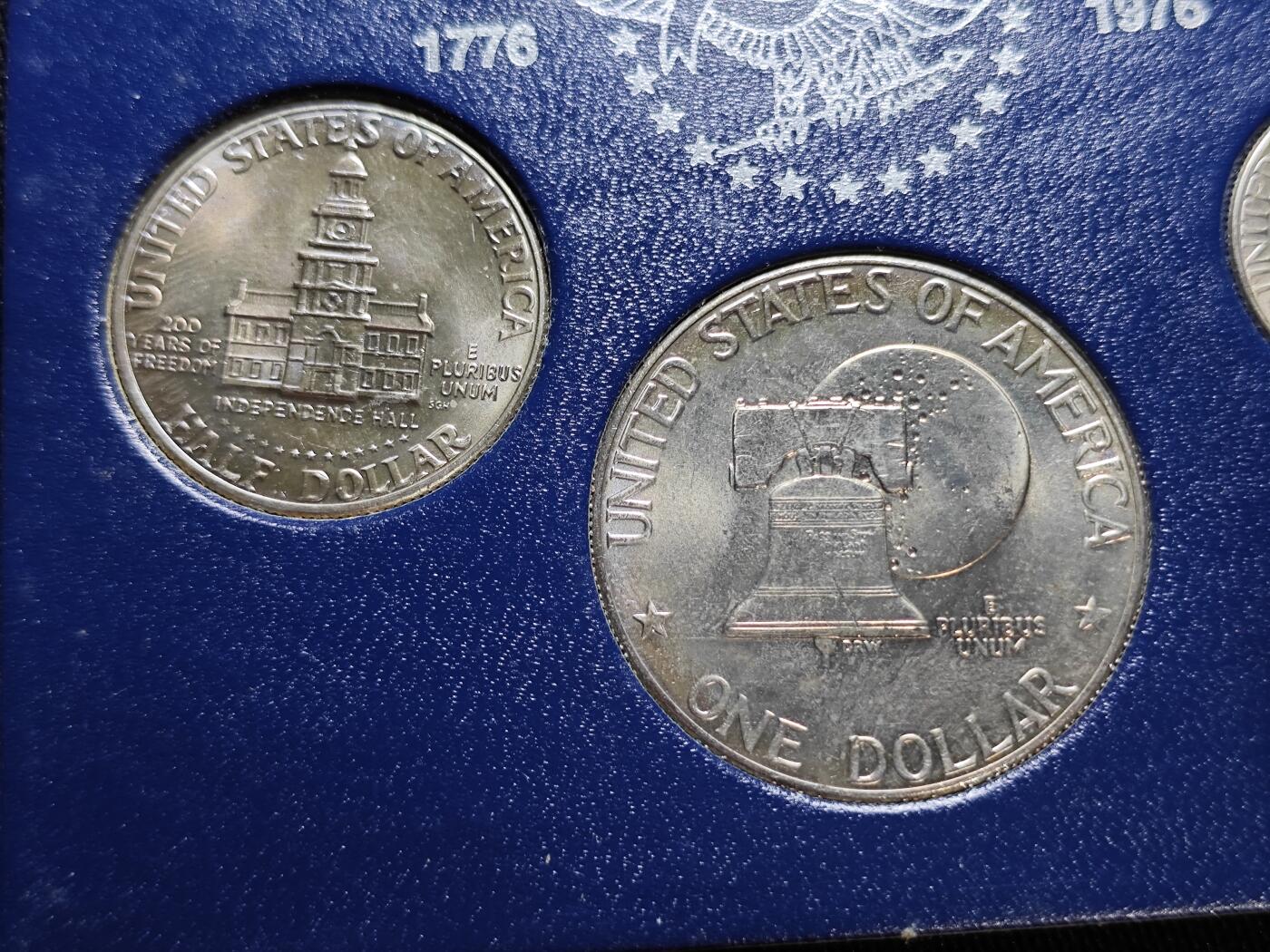 KK钱币收藏小铺   套币专场 2月预留时间 周末发货  美国建国200周年纪念套币